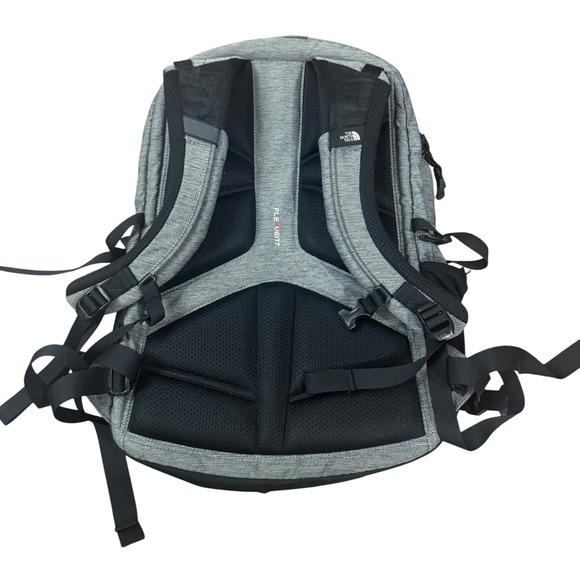 The North Face Borealis Backpack Gray Black Outdoor Hiking School Travel - Picture 2 of 7